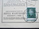 Delcampe - DR 1930 Postkarte / Einschreiben Berlin 110 964. Hotel Excelsior. Reichspräsidenten Oberrand / Unterrand! Stempel: Hotel - Covers & Documents
