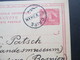 Ägypten 1904 Ganzsache Nach Sarajewo Bosnien KuK Militär Post. Social Philately: Carl Patsch Historiker Landesmuseum - 1866-1914 Khédivat D'Égypte