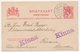 Briefkaart G. 71 Vaals - Kinna Zweden 1907 - Postal Stationery