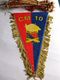 ANCIEN FANION BI FACE ARTILLERIE CM10 LANNEMEZAN ETAT EXCELLENT - Flags