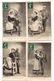 COUPLE . " LE RETOUR DU CONSCRIT " . 5 CARTES POSTALES . MILITARIA - Réf. N°18521 - - Hommes