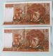 2 Billets De 10 Francs Berlioz 5.1.1976 Numéros Qui Se Suivent - 10 F 1972-1978 ''Berlioz''