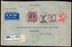 British India To Nigeria Censored Registered Airmail Cover 1-FEB-1945 - 1882-1885 Stellaland