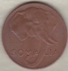 Somalie . 10 Centesimi 1950. Elephant . Copper. KM# 3 - Somalia