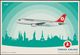 Turkish Airlines Airbus A 320-200 - Turkish Airlines Postcard - 1946-....: Era Moderna