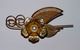 BROCHE DOREE FLEUR AVEC PERLE STYLE ANCIEN TBE COMME NEUVE - Brochen