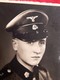 WW2 ORIGINAL PHOTO: Young German Officer With A Dead Skull Sign - 1939-45