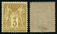 France N° 86 Neuf ** (MNH) Centrage PARFAIT (rare) - Signé A.Brun/Calves  Cote + 660 Euros - Superbe - 1876-1898 Sage (Type II)