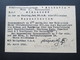 Österreich 1921 Ganzsache Studentika Schulvereinsortsgruppe Moldavia Einladung Zur Wanderkneipe Uni Wien. Gasthaus Kurz - Brieven En Documenten