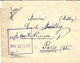 WWI - Petite Enveloppe De Bucarest ( Roumanie ) Avec Cesure  " CONTROLE POSTAL MARSEILLE " - 1. Weltkrieg 1914-1918