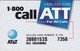 United States, 1-800 Call ATT - Ole Skaaning, 2 Scans. - Altri & Non Classificati