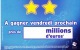 EURO MILLIONS AFFICHETTE A GAGNER AU PROCHAIN TIRAGE 2005 PUBLICITE FDJ FRANCAISE DES JEUX - NOTRE SITE Serbon63 - Publicités