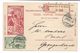 UPU 5 C Vert 2 VII 1900 Sur Entier Postal UPU 10 C Rouge, Recommandé, Premier Jour Timbre Et Entier Postal, Ersttag - Lettres & Documents