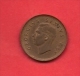 SOUTH AFRICA, 1948,  Circulated Coin, 1/4 Pence,  George VI, Bronze, Km32.1  C 1379 - South Africa