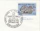 1969 - SIGNED - FDC BELGIUM Credit Union HERALDIC LION Stamps Cover SPECIAL Pmk BRUGGE - 1961-1970