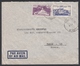 N° 38 + PA N° 20 + Timbre Fiscal Au Verso Sur Lettre Par Avion Oblit. CAd " Beyrouth 04/04/49 " Pour Paris - Liban