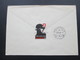 Schweiz 1940 R-Brief Biel (Bienne) 1 824. Vignette Ter. Bat. 168 Mobilisation 1939. Soldat 2. WK - Briefe U. Dokumente