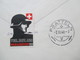 Schweiz 1940 R-Brief Biel (Bienne) 1 824. Vignette Ter. Bat. 168 Mobilisation 1939. Soldat 2. WK - Briefe U. Dokumente