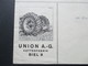 Schweiz Brief 1937 Firmenbrief Union AG Kettenfabrik Biel 8. Landwirtschaft. Traktoren - Cartas & Documentos