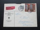 Schweiz Brief 1942 Eilsendung Expres. Hotel Augustinerhof Hospiz Zürich. Frankatur Nr. 405 / 407 Zusammendruck! - Storia Postale