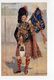 THE BLACK WATCH, Bag Piper, UK Military Unit, Tartan, Pre-1920 Postcard S/A Harry Payne - Régiments