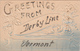 Old Embossed Greetings Postcard From Derby Line Vermont VT - Brilliants - 2 Scans - Other & Unclassified