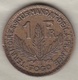 Togo Territoires Sous Mandat De La France. 1 Francs 1924. Bronze Aluminium. KM# 2 - Togo