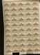 472 Grand Morceau Feuille 50 Ex 10c Basilique Avec Variété V1 Cote 31 E - Unused Stamps