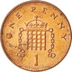 Monnaie, Grande-Bretagne, Elizabeth II, Penny, 1996, TTB, Copper Plated Steel - 1 Penny & 1 New Penny