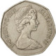 Monnaie, Grande-Bretagne, Elizabeth II, 50 New Pence, 1981, TTB, Copper-nickel - 50 Pence