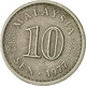 Malaysie, 10 Sen, 1977, Franklin Mint, TTB, Copper-nickel, KM:3 - Malaysie