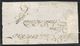 J) 1853 MEXICO, SAN LUIS POTOSI, CERTIFICATION HANDSTAMPS DATING ON REGISTERED FRONT TO GUADALCAZAR, FRANCO, XF - Mexico