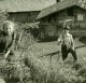 Suisse Grindewald Enfants Panorama Ancienne Photo Stereo Stereoscope ASC 1900 - Stereoscopic