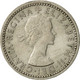 Grande-Bretagne, Elizabeth II, 6 Pence, 1957, TB+, Copper-nickel, KM:903 - H. 6 Pence