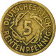 Allemagne, République De Weimar, 5 Rentenpfennig, 1924, Hambourg, TTB - 5 Rentenpfennig & 5 Reichspfennig