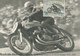 D32979 CARTE MAXIMUM CARD RR 1955 SAN MARINO - MOTOR RACING UMBERTO MASSETTI  ON MOTOR GILERA CP ORIGINAL - Moto