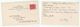 1935 ASHBY SCUNTHORPE GB Stamps COVER Card  THUNDERSTORM  METEOROLOGY REPORT - Klimaat & Meteorologie