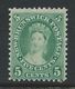 New Brunswick 1860 - 5c Victoria - Yellow-green Or Deep Green SG14 Or 15 HM Cat £29 For HM - See Full Description Below - Ungebraucht