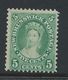 New Brunswick 1860 - 5c Victoria - Yellow-green Or Deep Green SG14 Or 15 HM Cat £29 For HM - See Full Description Below - Nuovi