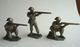 FIGURINE QUIRALU 3 SOLDATS ANGLAIS TIREUR FUSIL SOLDAT - Quiralu