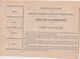 FRANCE - BULLETIN DE RADIODIFFUSION TIMBRE FISCAL 1935 - Radiodiffusione