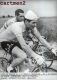 PHOTOGRAPHIE ANCIENNNE TOUR DE FRANCE 1958 DUNKERQUE EU LE TREPORT LE BELGE HOEVENAERS CYCLISME SPORT CYCLISTE - Cyclisme