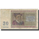 Billet, Belgique, 20 Francs, 1956-04-03, KM:132b, AB+ - 20 Franchi