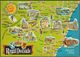 Map - Royal Deeside, Aberdeenshire - ETW Dennis Postcard - Aberdeenshire