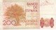 BILLETE DE ESPAÑA DE 200 PTAS DEL 16/09/1980 SIN SERIE   (BANKNOTE) - [ 4] 1975-… : Juan Carlos I