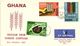 Ghana 1963 Mi. 138-140 FDC, Freedom From Hunger Campaign, Corn, Cereal Ears - Alimentación