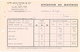 BRASSERIE -  Facture 1950 + 3 Documents Distributeur Wouters BXL Vers Brasserie De Keyzer à RENAIX   --  26/348 - Alimentaire