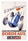 Automobile Grand Prix Bordeaux 1953 / Copie De CP - Publicité