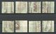 LETTLAND Latvia 1920 Michel 51 - 54 Z Text Reading Up + Down O - Lettonia