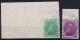 Belgium :  OBP 129 + 131  Non Perforated 1914 Cancelled - 1914-1915 Croce Rossa